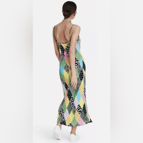 Rixo X Target Patchwork Slip Dress Multicolored - Picture 2 of 9